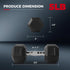 RitFit 5-300LBS Rubber Encased Hex Dumbbell Sets with Optional Rack for Strength Training, Home Gym Workouts