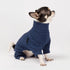 Fitwarm Turtleneck Knitted Dog Sweater, Puppy Pajamas Thermal Winter Clothes Knitwear for Pet Coats, Blue X-Small