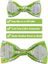 PET SHOW 10pcs Easter Day Small Dog Bow Ties for Medium Dogs, Detachable Bowties with Elastic Bands for Collars