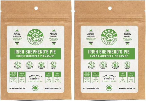 Nomad Nutrition Irish Shepherds Pie | High Energy, All Natural Ingredients |