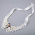 Pet Pearl Necklace, Teddy Adjustable Bow Tie with Pearl, Dogs Neck Collar for Wedding Party