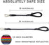 Short Dog Leash, 26 Inches Rope Traffic Leashes for Dogs, Reflective Lead with O-Ring, Heavy Duty for Large Medium