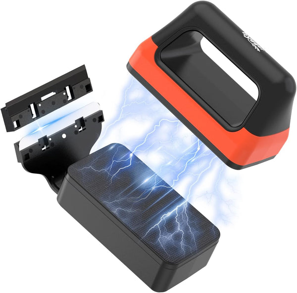 hygger Fish Tank Magnetic Glass Cleaner, Two Detachable Algae Scraper for Small Aquariums