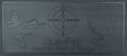 13-inch 13.5 10 3.5 PAK Gun Hard Gun Case for Pistols Weather-Resistant HDPE Shell Lockable Tabs Protective Foam x x