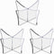 Large Ball Stand 3-Pack - Acrylic Display Stand for Football, Basketball, Soccer, Volleyball, Rugby
