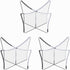 Large Ball Stand 3-Pack - Acrylic Display Stand for Football, Basketball, Soccer, Volleyball, Rugby
