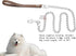 Heavy Duty Dog Chain Leash 4FT/6FT, Chew Proof Stainless Steel Link Leash for Large Medium Dogs, Adjustable Long/Short