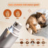 2-in-1 Trimmer Dog Nail Clipper & Grinder for Dogs & Cats LED Light, Low Noise, USB Rechargeable Safe Nail for Large
