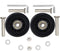 ORO 1 Pair Replacement Luggage Wheels - 60mm Case Wheels with 8mm Bearings for Suitcase and Inline Skate (60 * 18)