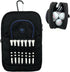 Golf Ball Bag Pouch with Front Tee Holder, Detachable Clip for 12-15 Balls, Zipper Pockets