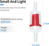 AQUANEAT One Way Check Valve for Air Pump, 10pcs Non Return Valve for 3/16 Inch Airline Tubing, Fish Tank Accessories
