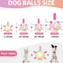Dog Toys Soccer Ball with Straps, Durable Tug of War Balls, 5 Inch Puppy Birthday Gifts, Dog Water Toy for Small Dogs
