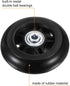 uxcell Replacement Luggage Wheels, 75x24mm Suitcase Wheel Repair Kits with PU Bearing Wheels, Washers, Wrenches, Axle