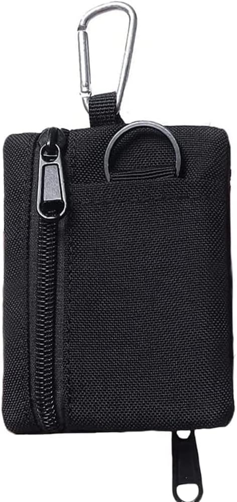 Tactical Keychain Pouch - Military Mini Size EDC Pocket Organizer as Coin Purse ID Card Holder