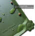 Hoki Found Silicone Pet Food Mats Tray, High-Lips Waterproof Dog Cat Feeding Mat, Dark Olive