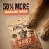 (4 Pack) Howdy Dawg Beef Sticks for Dogs Raw, Cured, Air Dried Beef Stick Treats w/Apple Cider Vinegar, Salt