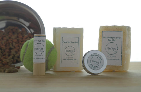 3-Pack Pet Grooming Bundle - Natural Pet Soap Bar, Eco-Friendly Pet Balm, and Dog Bath Towel