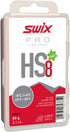 Swix HS08-6 HIGH Speed Wax, HS8 RED, 25 to 39 Degrees Fahrenheit, 60g Bar, Fluoro Free, Ski or Snowboard, FIS Approved