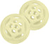 Chew King Glowing Fetch Ball, Large Dog Ball Toys, 2-Pack Lattice
