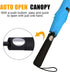 G4Free 62inch Portable Golf Umbrella, Automatic Open Large Oversize Vented Double Canopy Windproof Waterproof (Sky Blue)