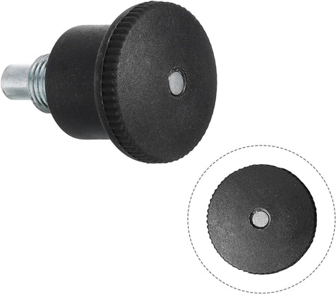 uxcell M10 Adjustment Pull Pin Spring Knob Replacement Parts for Home Fitness Exercise Bike, Black, 1 Pcs
