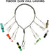 PSKOOK Duck Call Lanyard, Paracord Hunting Goose Calls with 12/16/20 Adjustable Loops for Outdoor Gear