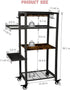 Yoga Mat Storage Rack with Wheels, 3 Tier Home Gym Workout Equipment Organizer for Dumbbells, Kettlebells, Foam Rollers