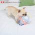 HugSmart Pet – Melody Bros Squeaky Plush Rope Tug Dog Toy with Less Stuffing - Penguin