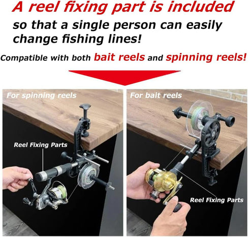 Fishing Line Spooler Winder Machine Spooling System - Bait Spinning Maxium DressJAPAN