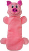 SmartPetLove Snuggle Puppy Tender Tuffs, Water Bottle Cruncher with Puncture Resistant Squeaker, Pig Bottle Cover Toy