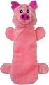 SmartPetLove Snuggle Puppy Tender Tuffs, Water Bottle Cruncher with Puncture Resistant Squeaker, Pig Bottle Cover Toy
