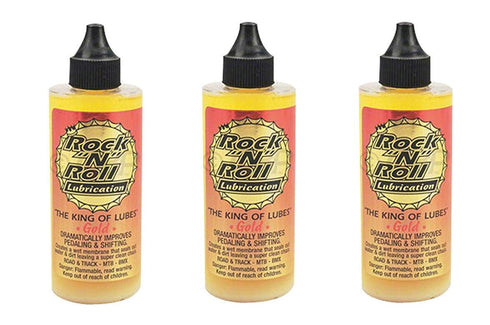 ROCK N ROLL IT! Rock N Roll 135816 Gold Chain Lubricant, 4-Ounce (3-Pack)