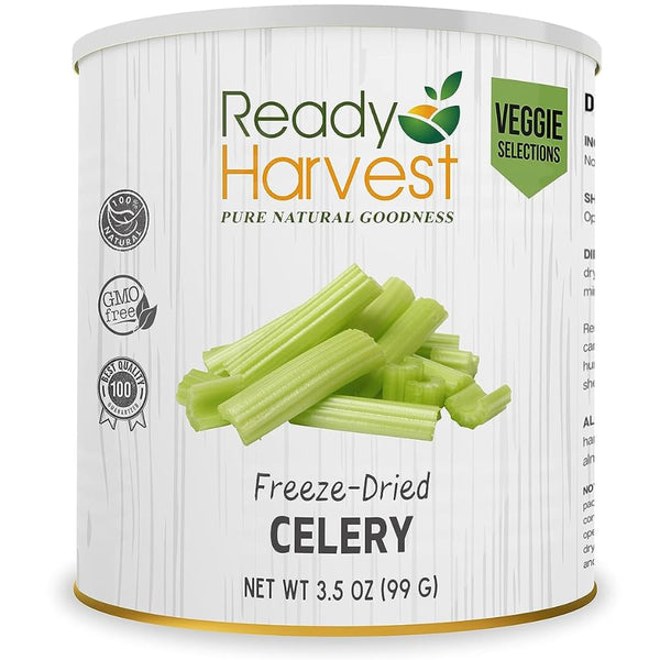Ready Harvest Freeze-Dried Celery Fresh Pantry Staples | Camper Must Haves Camping