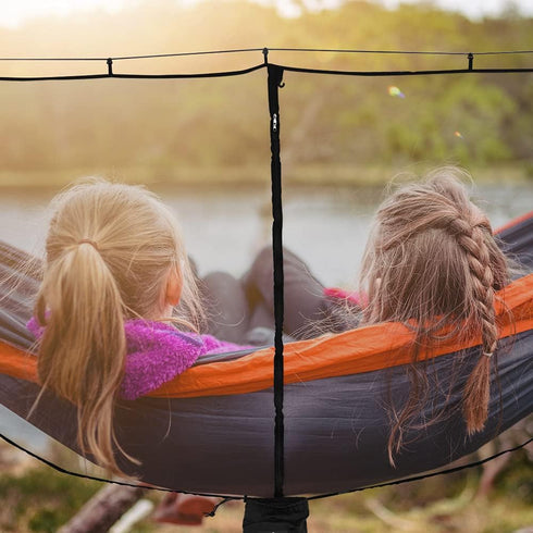 Hammock Net Camping Mosquito Net, Polyester Netting for 360 Degree Protection, Double Sided Zipper for Easy Access
