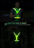 LED Reflective Vest Running Gear, USB Rechargeable Light Up Running Vest Chest Phone Holder for Runners Night Walking,6-11hrs Light Adjustable Waist/Shoulder for Women Men Kids