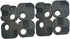 Ioensy Camping Chair Connector Repair Kit (8 Pieces), Black, Heavy-Duty, for Fishing, Garden,