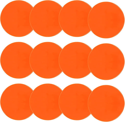 ZIECE 4inch & 9inch Poly Spots Spot Markers for Gym Floor, 12/24 Pcs