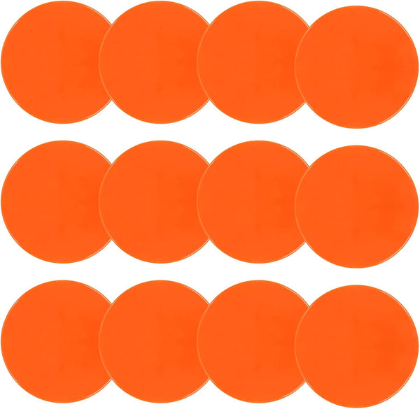 ZIECE 4inch & 9inch Poly Spots Spot Markers for Gym Floor, 12/24 Pcs