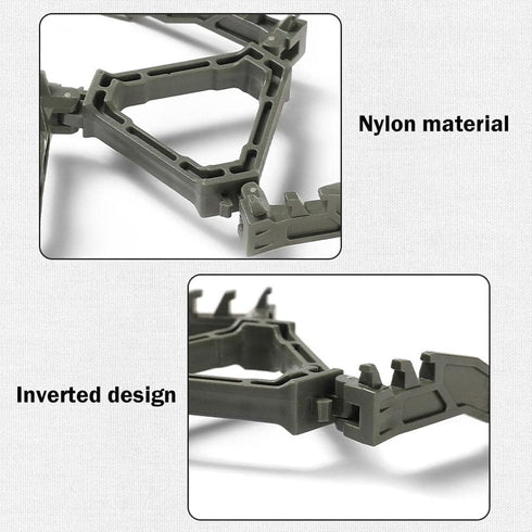 JIANSHUILIAN Fuel Can Stabilizer for Camping Stoves, Stand Canister Tripod Foldable Cartridge Canister Tripod Bracket