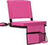 FZGhome Stadium Seats with Back Support for Bleachers, Folding Bleacher Seat Bleacher Chairs