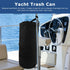Trivolein 11.89-15.59Gal Boat Trash Can, Waterproof Nylon Boat Trash Bag Holder, Portable Foldable Marine Garbage Bin