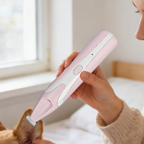 Genrico Pet Shaver - Electric, Wireless, USB, Rechargeable, Waterproof, Precise Cutting Pads, Pet Care, Quiet, Portable