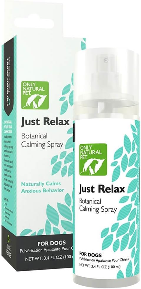 Only Natural Pet Just Relax Botanical Behavior Calming Spray for Dogs -