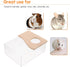 Totority Hamster Sand Bath Box, Acrylic Toilet Hamster Bathtub Small Animal Pet Sauna Toilet Sand Bath Box Shower Case
