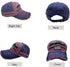 Vintage Baseball Cap - Denim Cotton Frayed Edge Sunhat Adjustable Unisex
