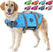 EMUST Dog Life Preserver - Flotation Vest for Swimming, Beach Boating for Small/Medium/Large Dogs, New Blue