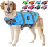 EMUST Dog Life Preserver - Flotation Vest for Swimming, Beach Boating for Small/Medium/Large Dogs, New Blue