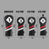 Majek Retro Golf Headcovers Black Red and White Vintage Style for 1 3 5 X Driver and Fairway