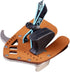 BICASTER Left-Handed Archery Finger Tab - Adjustable Leather & Aluminum