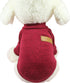 Pet Dog Classic Knitwear Sweater, Warm Winter Coat for Small Dogs (S, Wine Red)